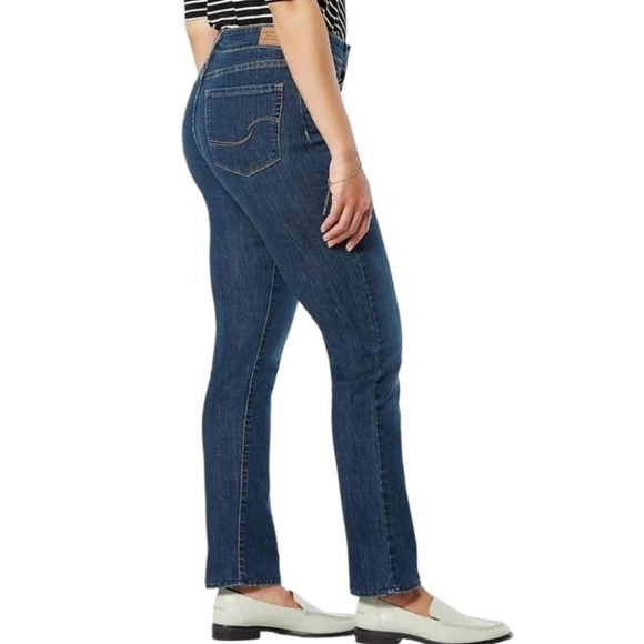 Levi's Signature Modern Straight Denim Jeans Size 14 - Picture 1 of 5